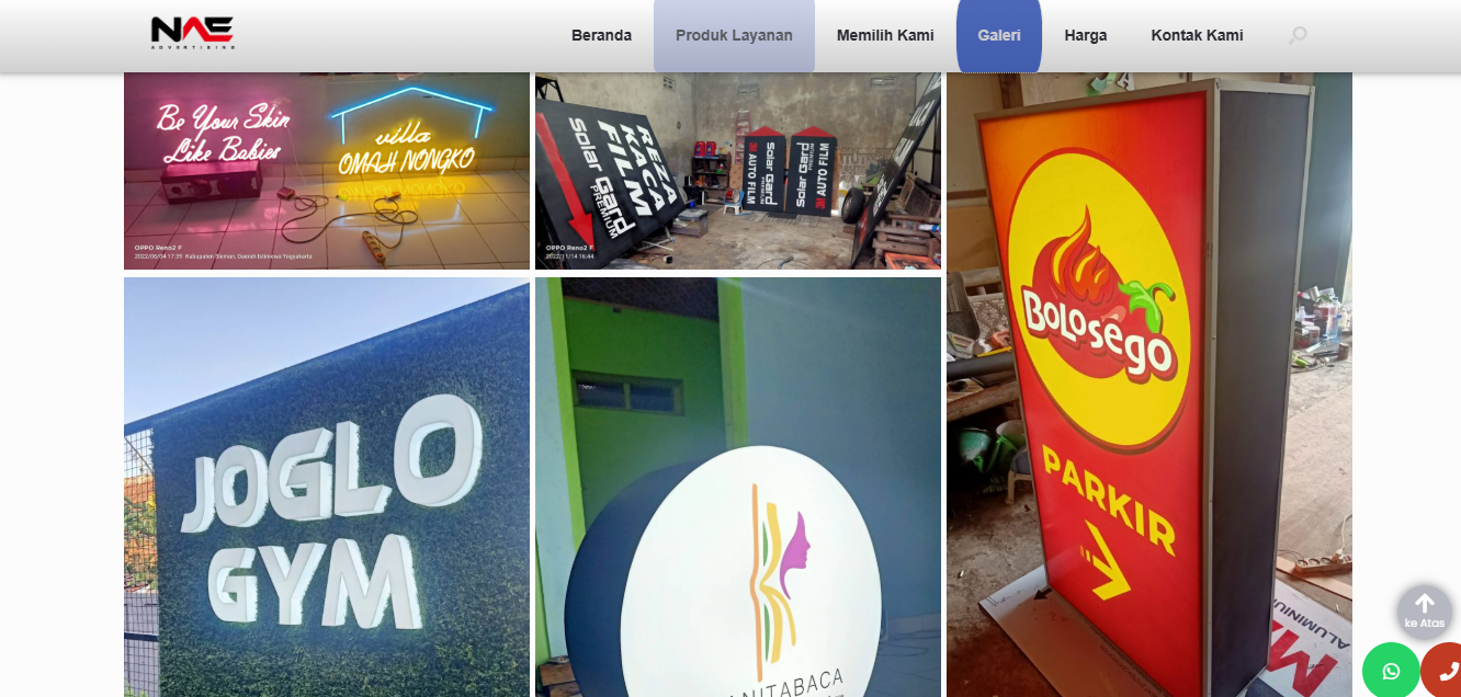 Klien Nae Advertising, sumber: naeadvertising.com