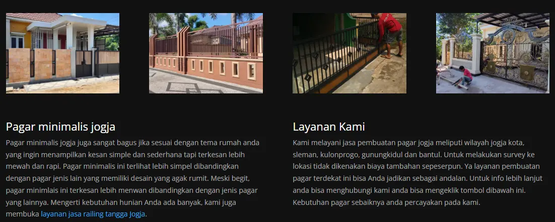 7 Jasa Pembuatan Pagar Rumah Di Jogja Berpengalaman