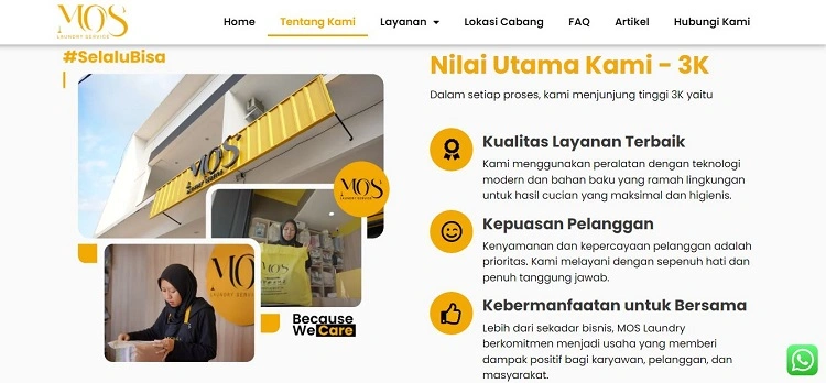 Value MoS Laundry, Sumber: moslaundryexpress.com