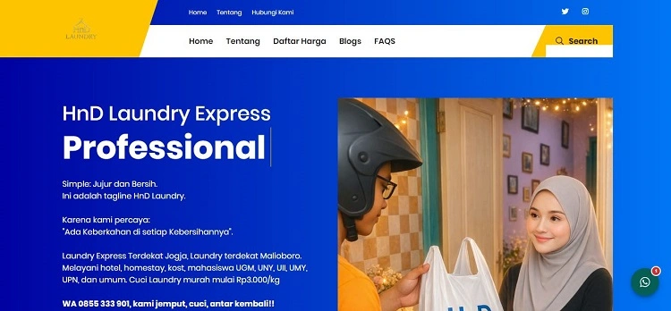 HnD Laundry, Sumber: hndlaundry.com