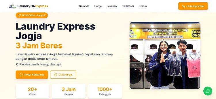 Laundry On Express, Sumber: laundryonexpress.com