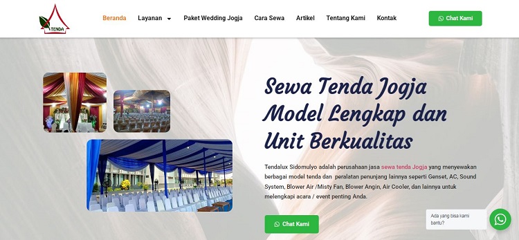 Tendalux Sidomulyo, Sumber: tendasidomulyo.com
