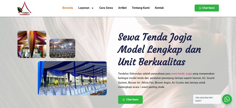Tendalux Sidomulyo, Sumber: tendasidomulyo.com